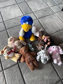 Set peluche di animali 10 pezzi