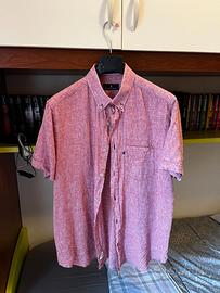 Navigare - Camicia rosa da uomo. Taglia L