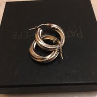 Orecchini tondi in argento
