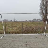 Coppia di porte da calcio in ferro 400x200cm
