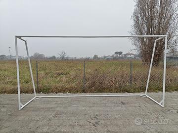 Coppia di porte da calcio in ferro 400x200cm