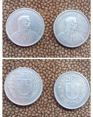 Franchi Argento Svizzera da collezione 