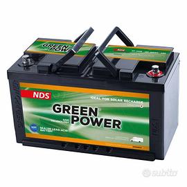 Batteria servizi agm camper nds green power 100 ah