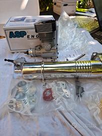 Motore per elicottero rc ASP.91 completo