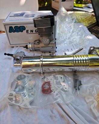 Motore per elicottero rc ASP.91 completo