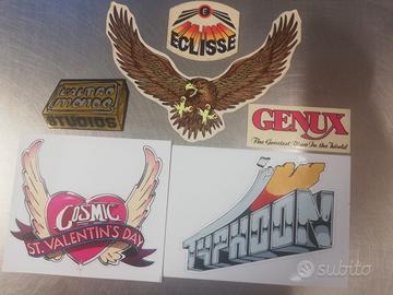 Adesivi delle piu note discoteche anni 80