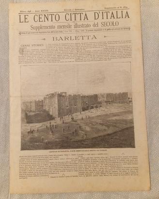 Lotto Storico Barletta 1864/1898 - Regio Decreto