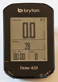 ciclocomputer bryton Rider 420