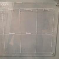 Lavagna Calendario settimanale magnetico per frigo