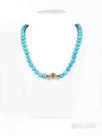 Collana con turchesi in oro