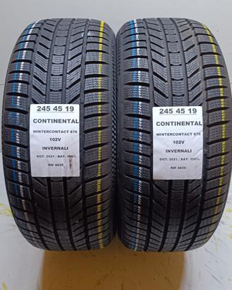 2 GOMME 245 45 19 CONTINENTAL 100% RIF4839