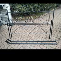 letto in stile ferro battuto 