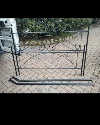 letto in stile ferro battuto 