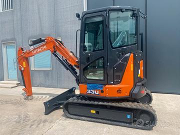 MINIESCAVATORE HITACHI ZX33U-6 CLR NUOVO