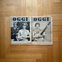 Coppia riviste “Oggi” del 1953