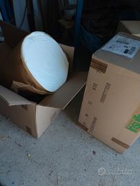 Rotolo fibra ceramica ignifuga.