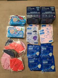 Lotto mascherine chirurgiche, FFP2, FFP3