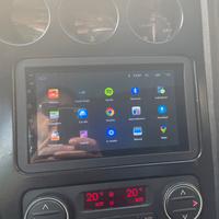 Autoradio 2 Din JVC più ampli due casse e woofer
