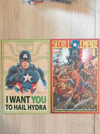 Lotto Secret Empire 0 e 1 - Marvel Panini (2017)