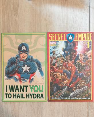 Lotto Secret Empire 0 e 1 - Marvel Panini (2017)