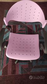 Poltrona girevole scrivania in resina