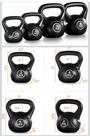 Pesi Yaheetech Kettlebell 2+4+6+8 Kg