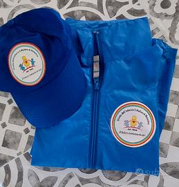 K-way e cappellino scuola infanzia