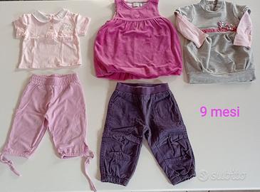 Vestiti bambina 6/9, 9 e 9/12