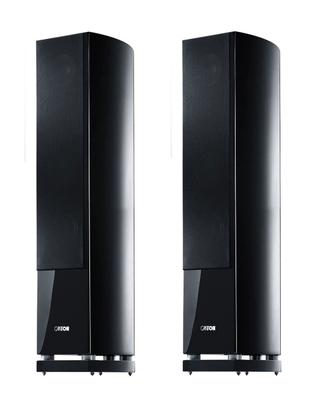 Canton Vento 880.2 diffusori pavimento nero Lucido