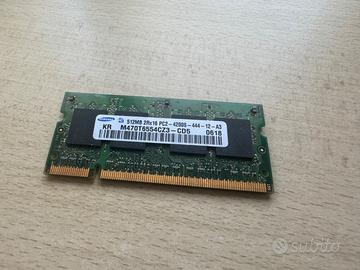 RAM 512MB DDR2 SODIMM PC2-4200S 533MHz