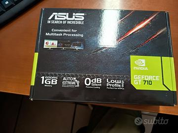 scheda video nvidia geforce gt710 1GB imballata