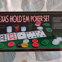 Set Cofanetto Poker Texas Hold’em Poker Set