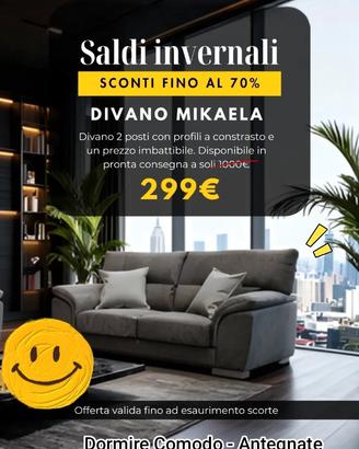 Divano Mikaela 2 posti 