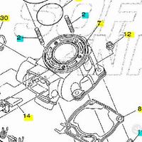 gruppo termico yamaha yz 125 2006 2021