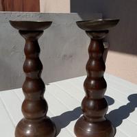 Candelabri a torciglione vintage