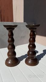 Candelabri a torciglione vintage