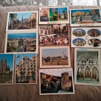 11 cartoline raffiguranti diverse città estere . 