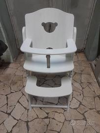Seggiolone in legno Pali