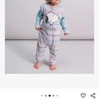 Pigiama intero bambino Snoopy nuovo