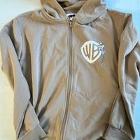Felpa pile 100 anni warner bros marrone chiaro S/M
