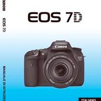 Manuale Canon 7D 70D 77D 750D 760D – (MARK 1- 2)