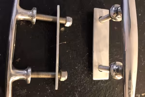 Coppia di bitte a galloccia Inox Marine Town