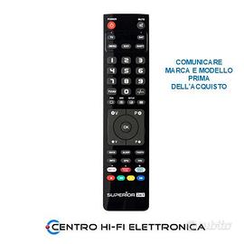 Telecomando TV già programmato pronto all'uso