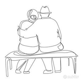 Compagnia anziana donna