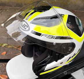 Casco HJC F31 CERON special Giallo Bianco XL