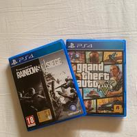 RANBOW SIX PS4 e GTA 5 PS4