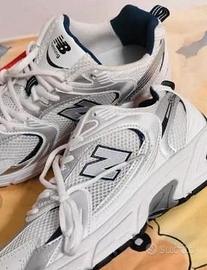 New Balance 530 Bianche e Blu 41.5 Nuove