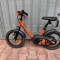 Bici 3-5 anni btwin 500 robot 14 pol. con rotelle