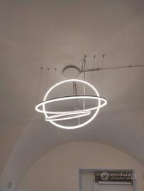 Lampadario LED 3 cerchi design moderno 220V