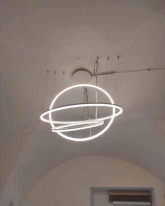 Lampadario LED 3 cerchi design moderno 220V